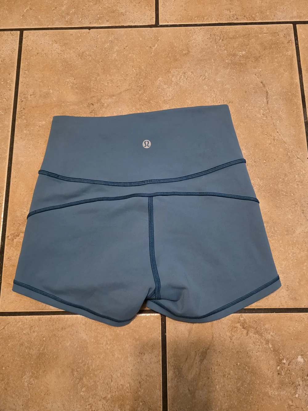 lululemon athletica Slate Blue High-Rise Athletic Shorts